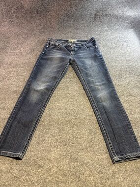 Revolution Women's Dark Blue Straight-Leg Jeans